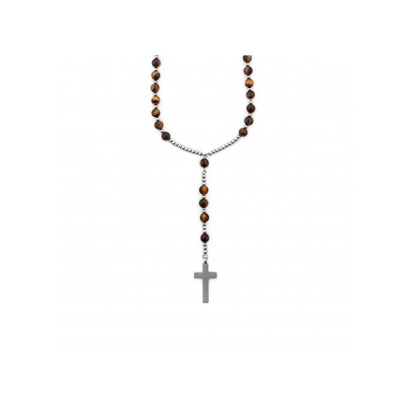 Collana 4Us Cesare Paciotti Rosario Uomo 4Ucl7490