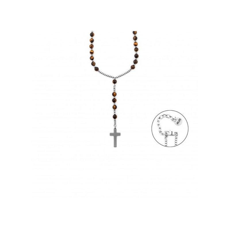 Collana 4Us Cesare Paciotti Rosario Uomo 4Ucl7490