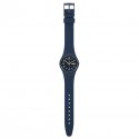 Swatch - Trendy Lines At Night - Blu Scuro - Silicone