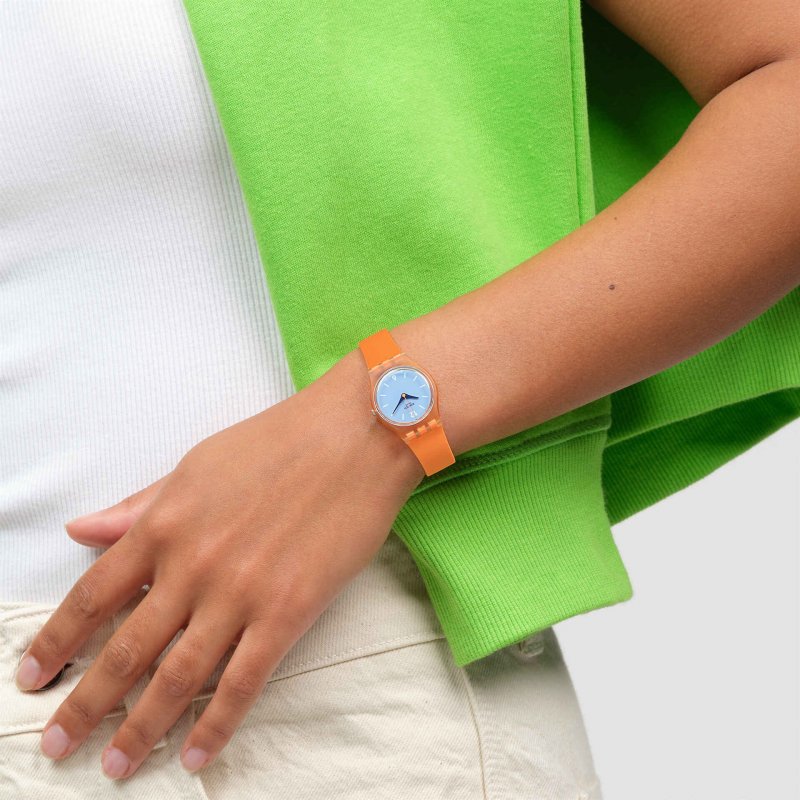 Swatch - View From A Mesa - Quadrante Blu - Silicone