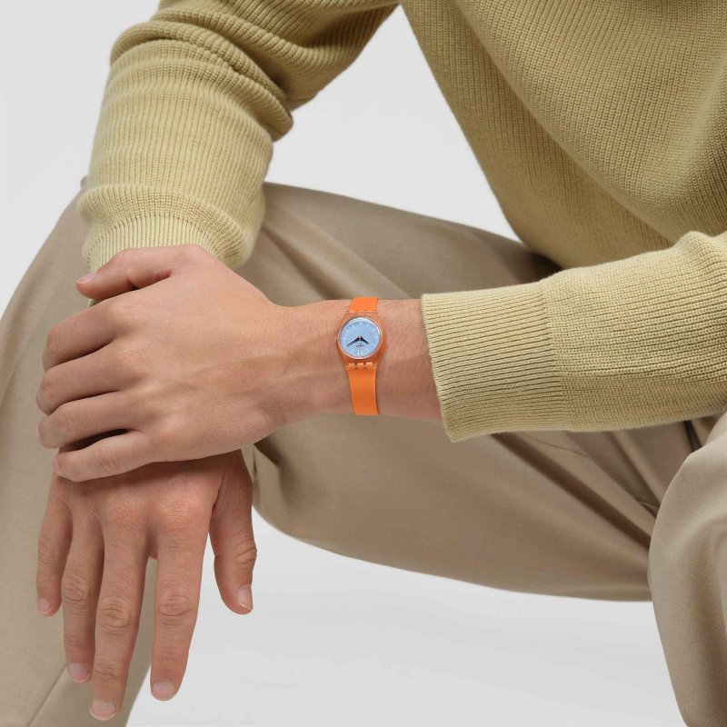 Swatch - View From A Mesa - Quadrante Blu - Silicone
