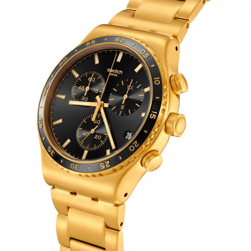 Swatch - In The Black - Cronografo - Acciaio Inox