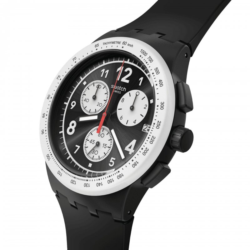 Swatch - Nothing Basic About Black - Cronografo Nero