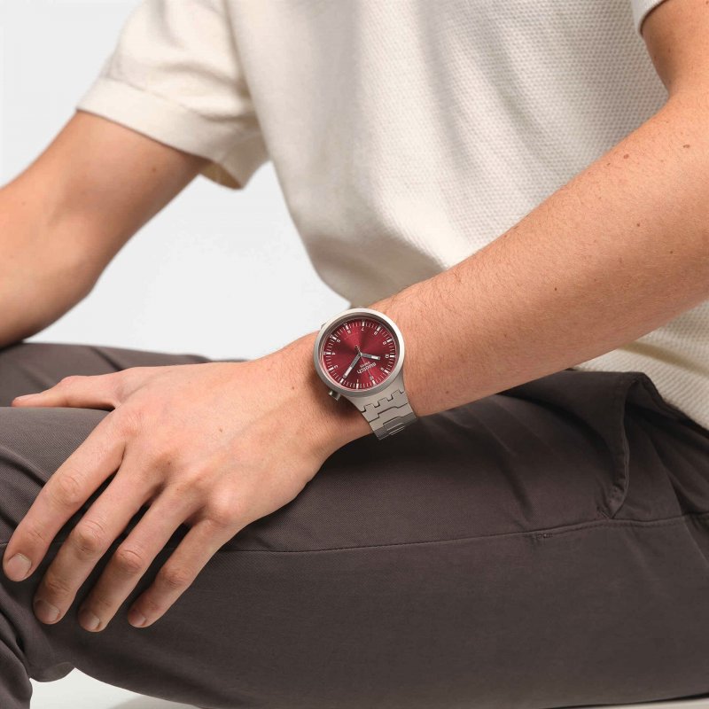 Swatch - Scarlet Shimmer - Acciaio Inossidabile - Rosso