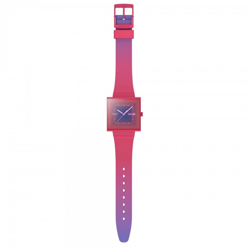 Swatch - Squarely Berry - Rosa - Bioceramic