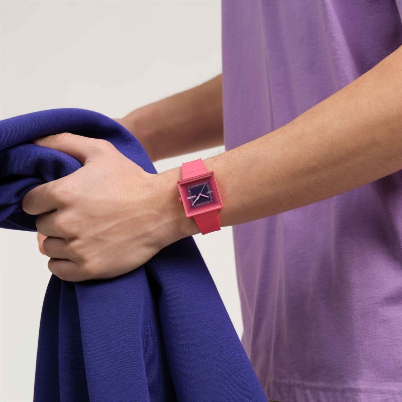 Swatch - Squarely Berry - Rosa - Bioceramic