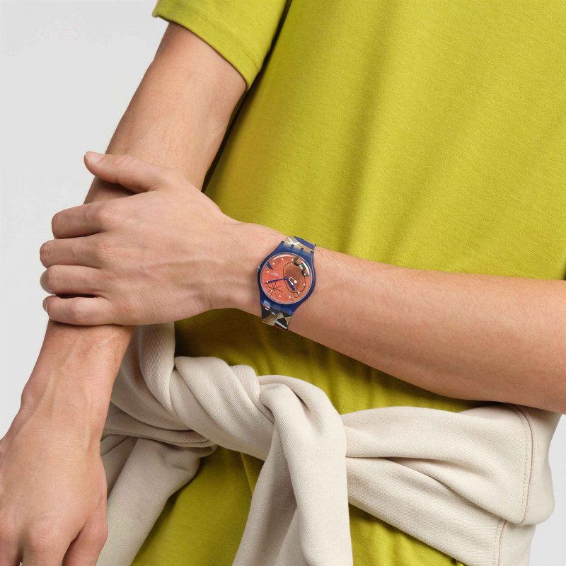 Swatch - Miro'S Women & Bird - Blu - Silicone