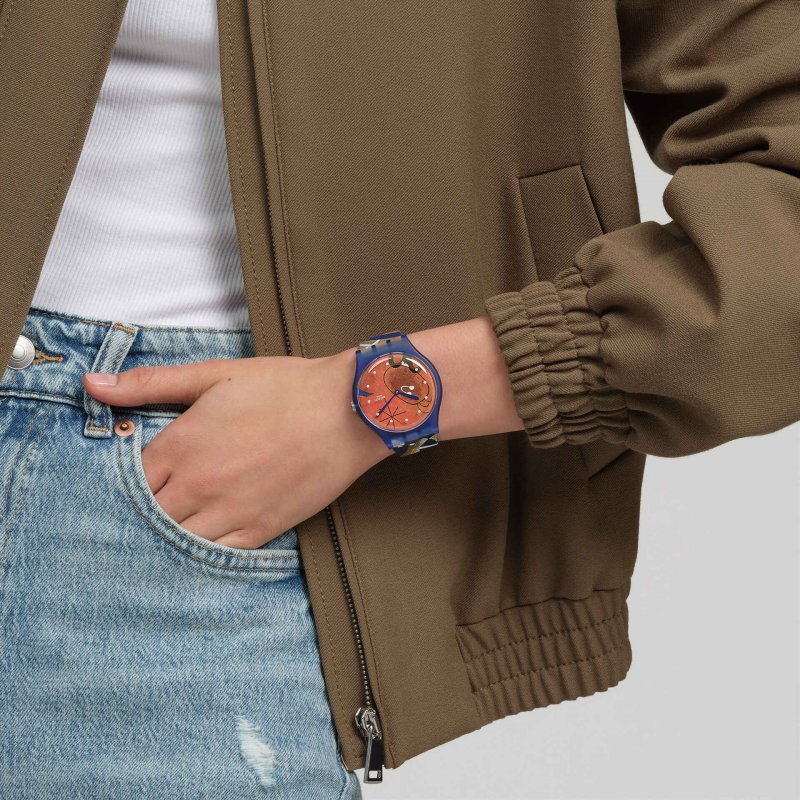 Swatch - Miro'S Women & Bird - Blu - Silicone