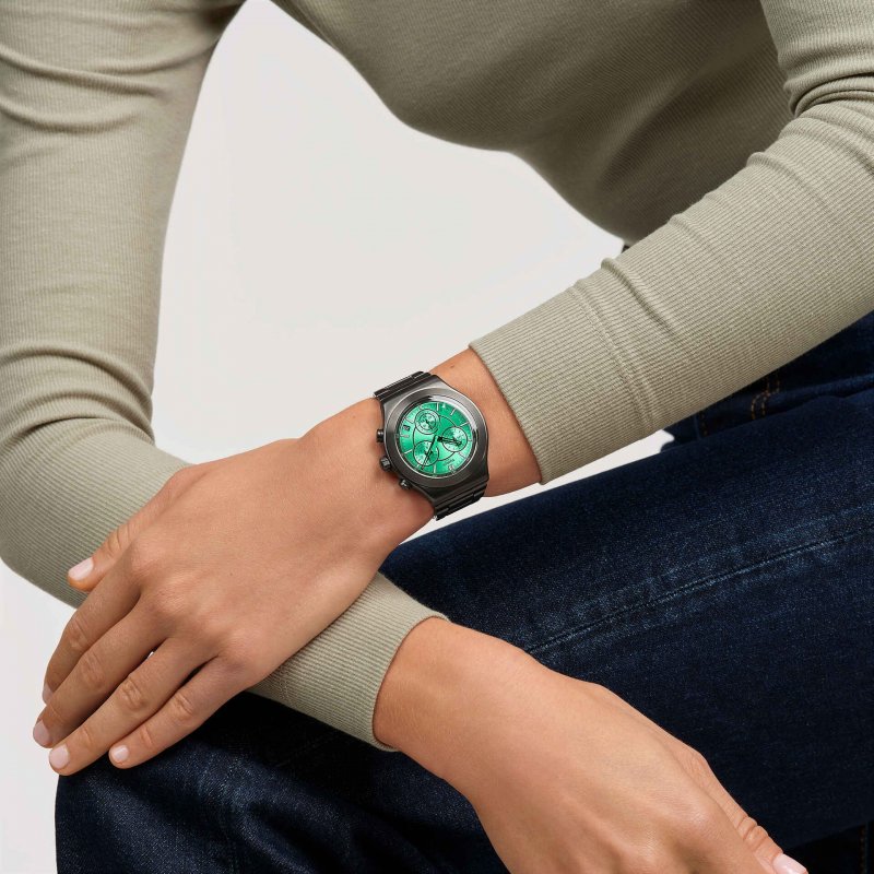 Swatch - Obsessively Obsidian - Cronografo - Acciaio