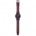 Swatch - Burgundy Berry - Quadrante Marrone Scuro