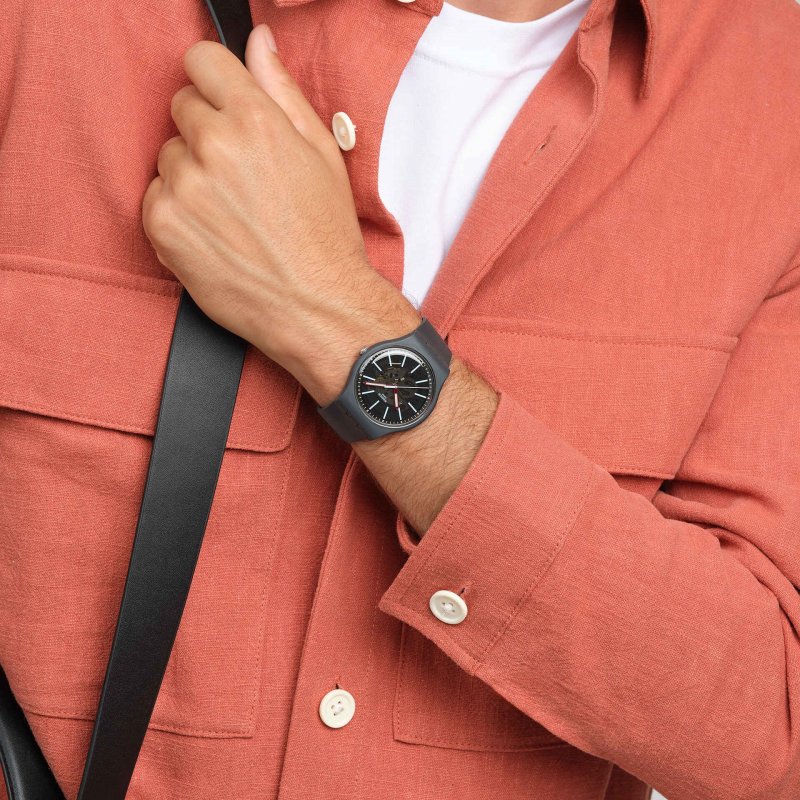 Swatch - Coblestone Street - Quadrante Grigio - 41Mm