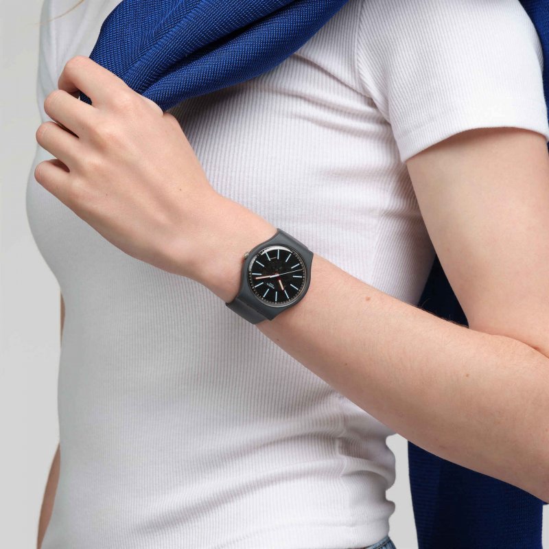Swatch - Coblestone Street - Quadrante Grigio - 41Mm