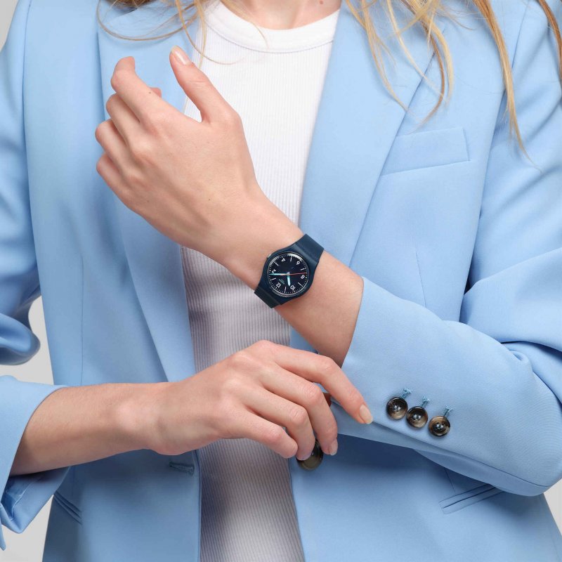 Swatch - Time To Teal - Quadrante Blu - Biosourced