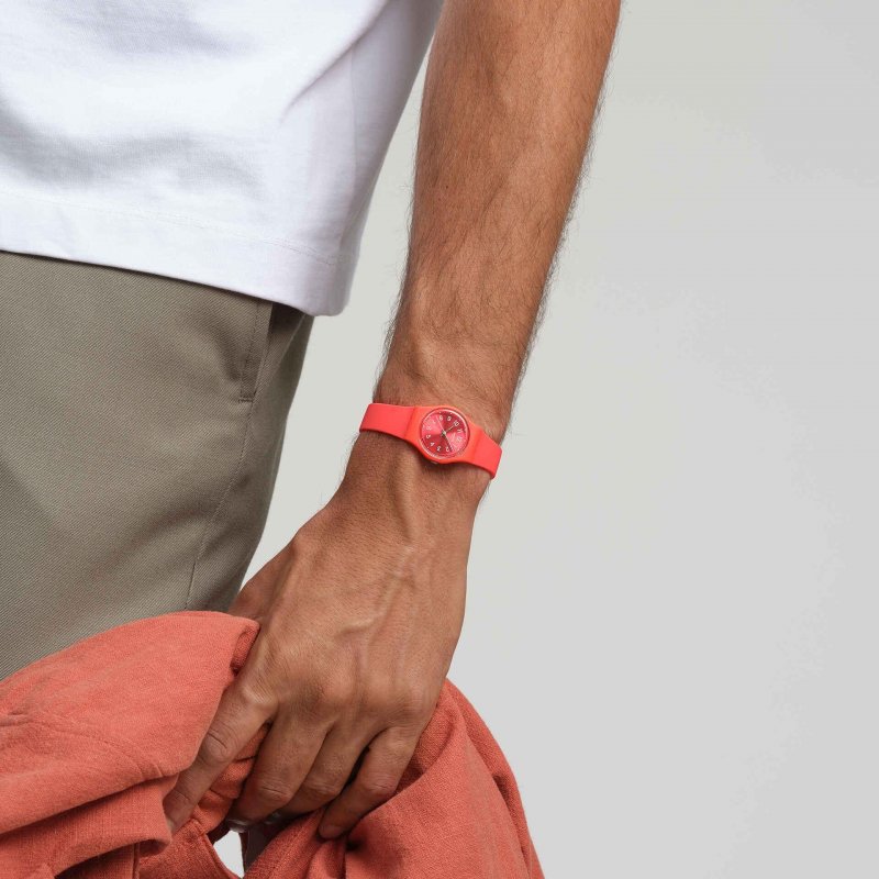 Swatch - Notes Of Coral - Quadrante Rosa - Silicone