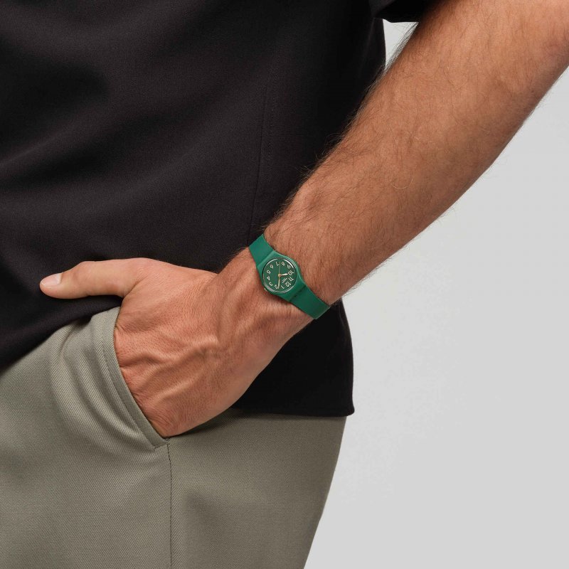 Swatch - Notes Of Pecan - Quadrante Verde - Orologio