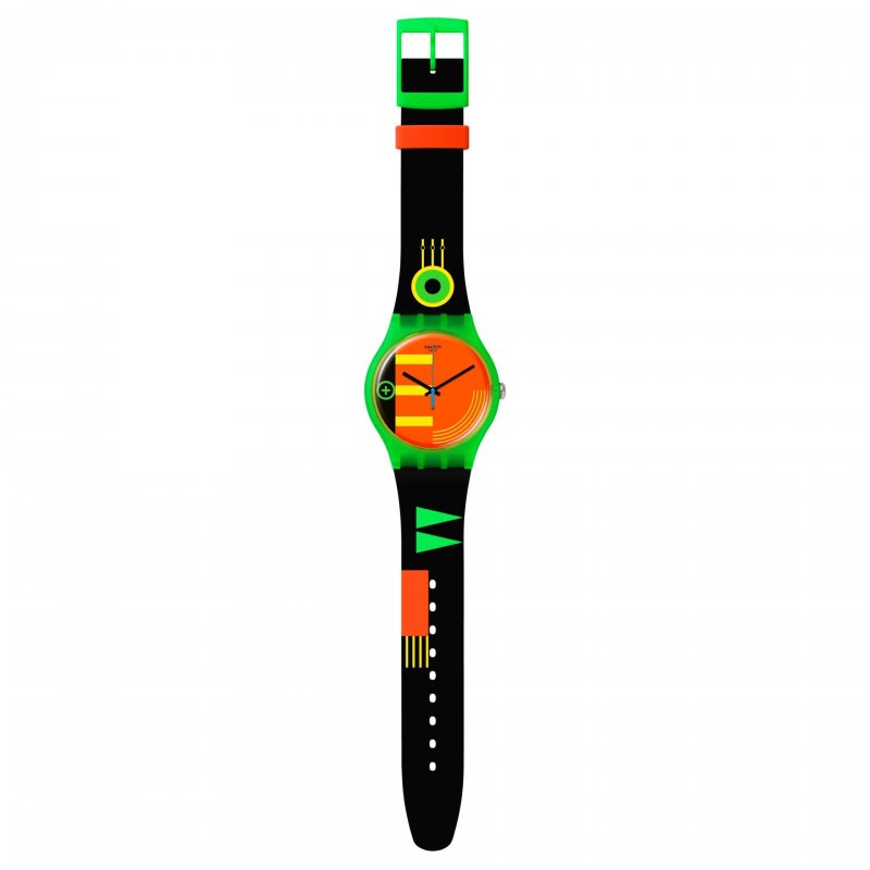 Swatch - Neon Rider - Quadrante Multicolore - Retrò