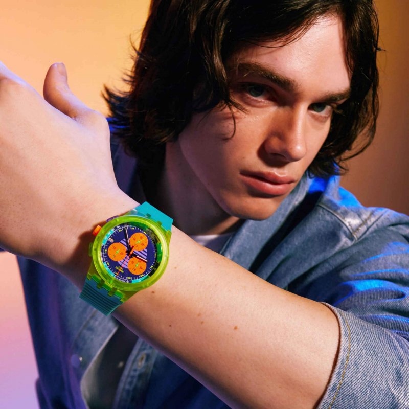 Swatch - Neon Wave - Cronografo - Colori Neon