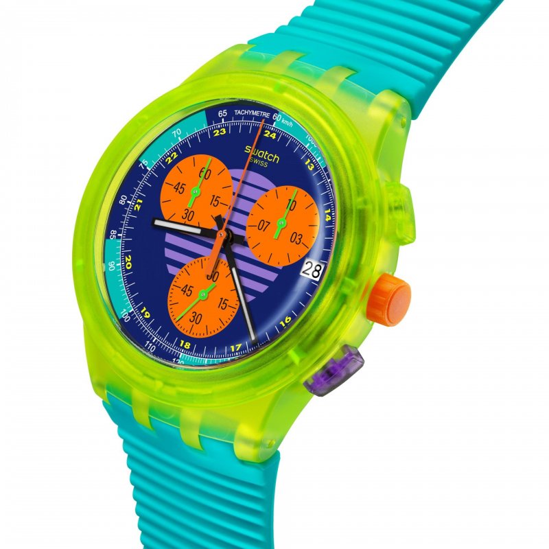 Swatch - Neon Wave - Cronografo - Colori Neon