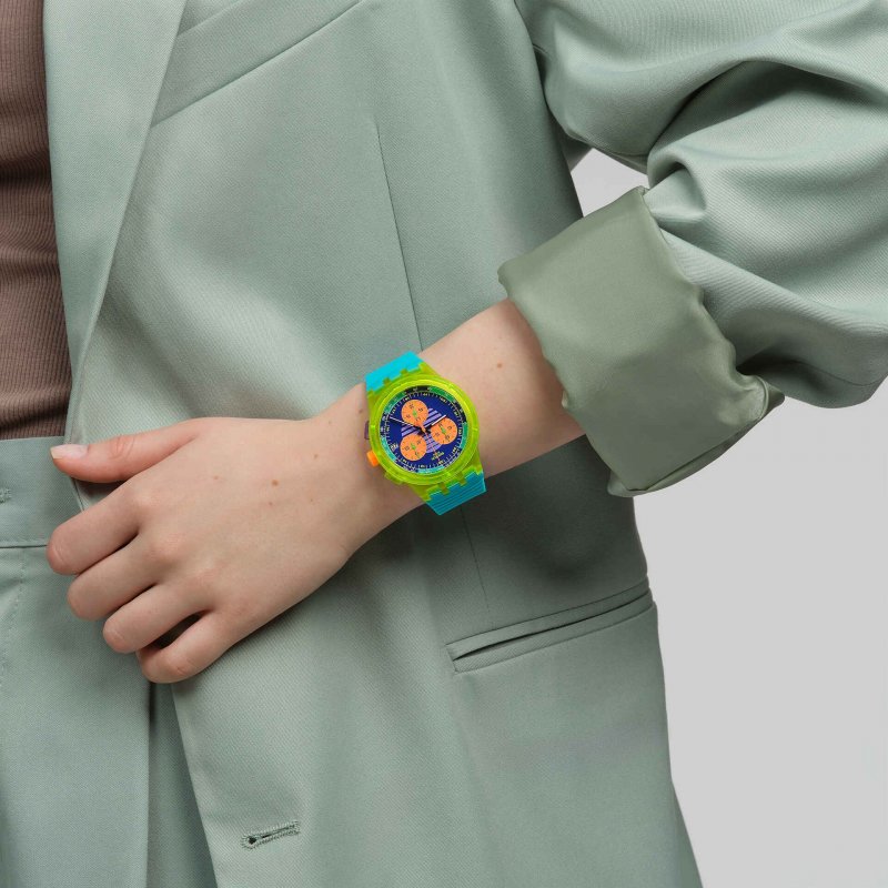 Swatch - Neon Wave - Cronografo - Colori Neon