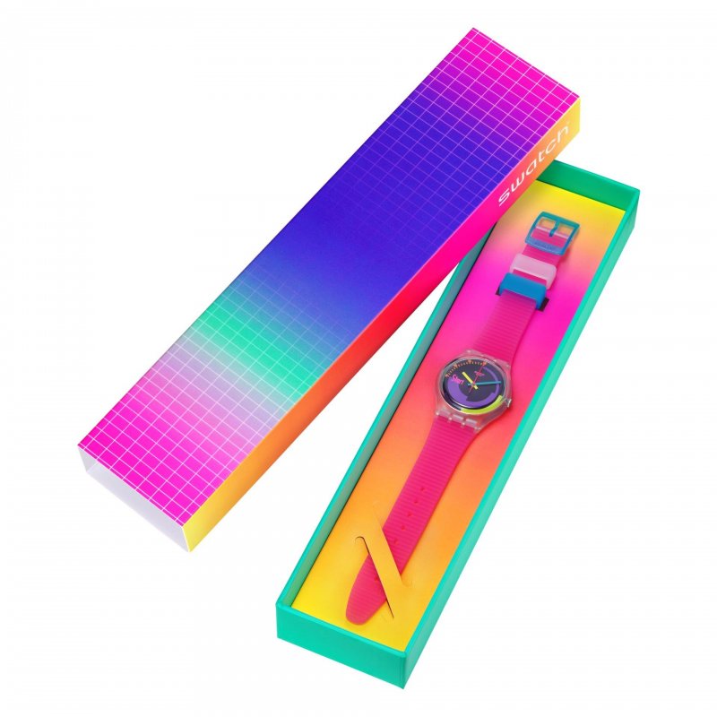 Swatch - Neon Pink Podium - Orologio Unisex