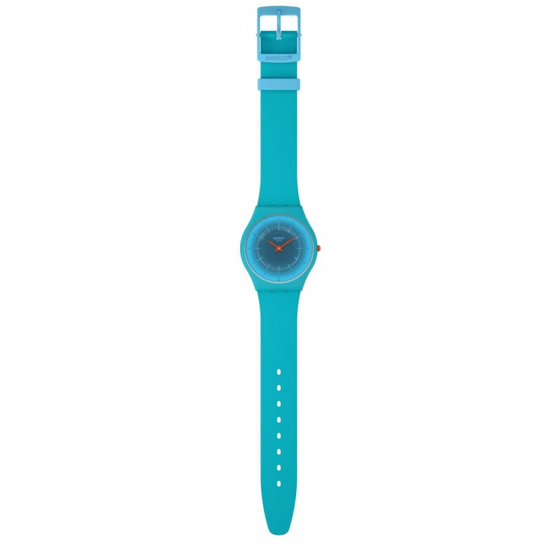 Swatch - Radiantly Teal - Quadrante Blu - Skin