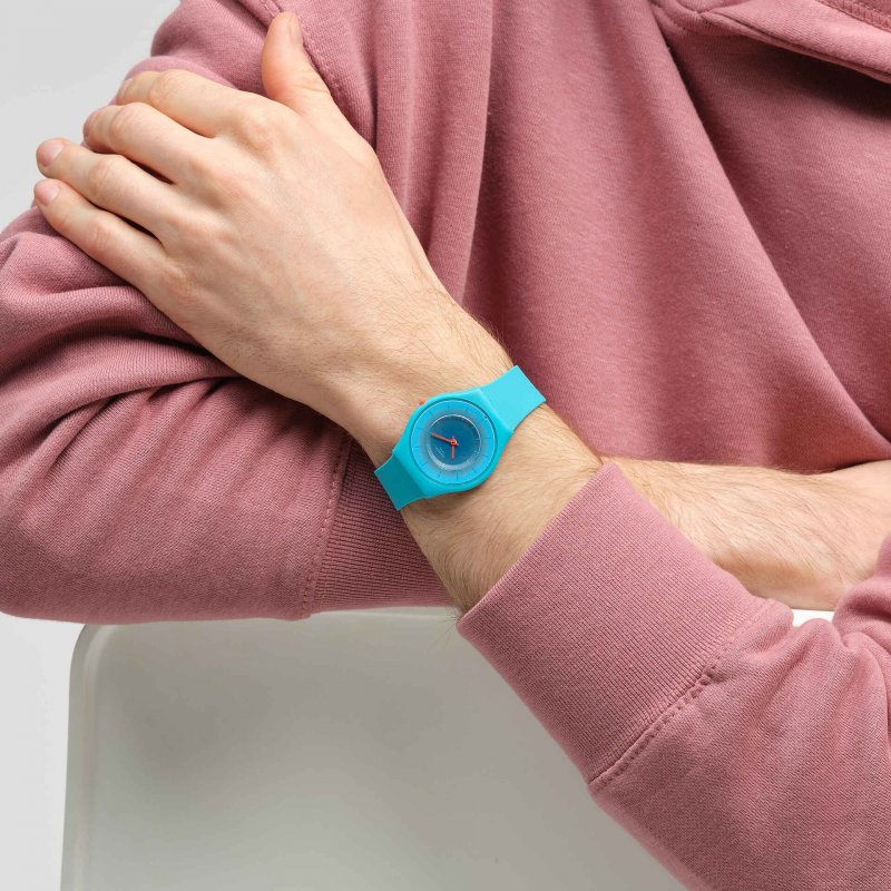 Swatch - Radiantly Teal - Quadrante Blu - Skin