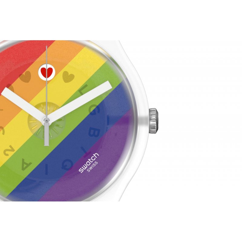 Swatch - Stripe Fierce - Pride Collection - Silicone