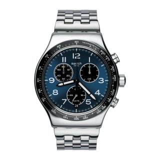 Swatch - Boxengasse Modell - Quadrante Blu - Acciaio