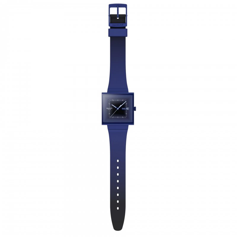 Swatch - Squarely Blacklight - Bioceramic - Blu