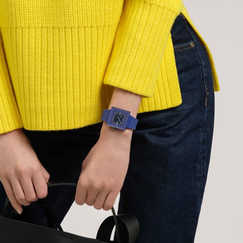 Swatch - Squarely Blacklight - Bioceramic - Blu