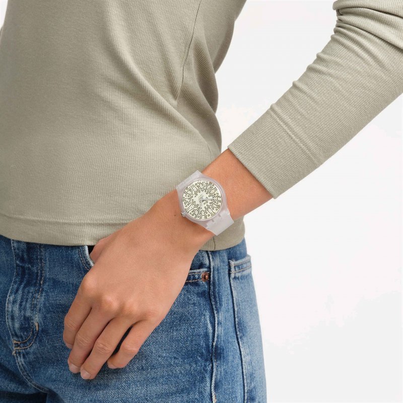 Swatch - From The Archive - Beige Quadrante - Swatch