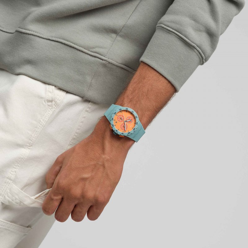 Swatch - Juicy Apricot - Cronografo - Silicone