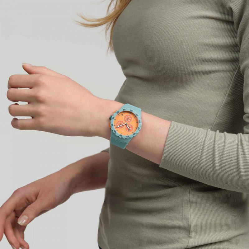 Swatch - Juicy Apricot - Cronografo - Silicone