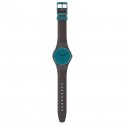 Swatch - Dark Duality - Quadrante Blu - Marrone