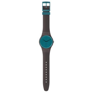 Swatch - Dark Duality - Quadrante Blu - Marrone