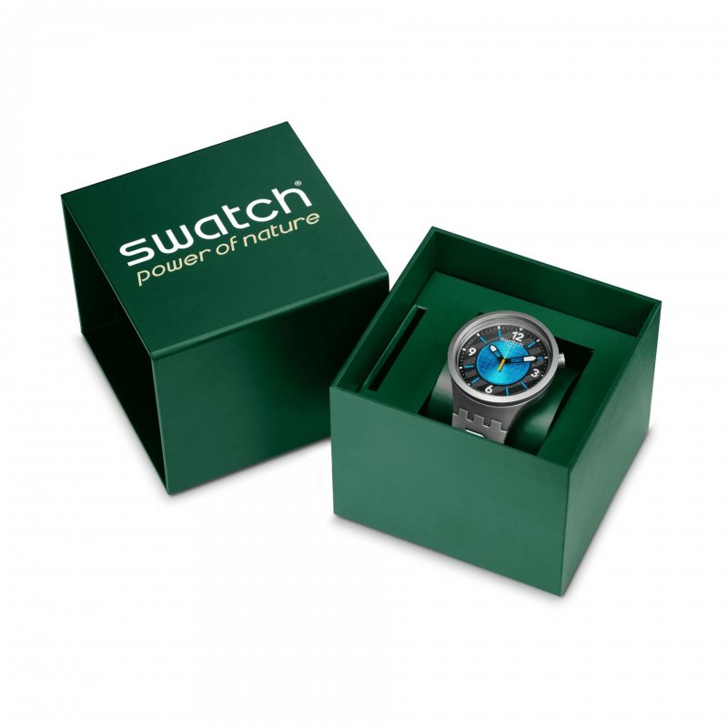 Swatch - Frostbloom - Acciaio Inossidabile - Nero/Blu