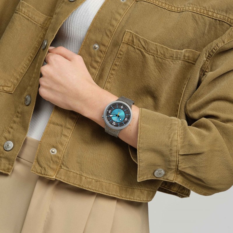 Swatch - Frostbloom - Acciaio Inossidabile - Nero/Blu