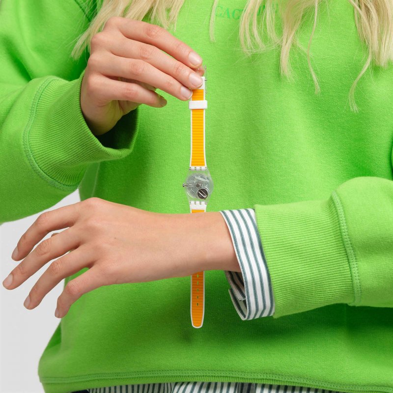 Swatch - The Gold Within You - Quadrante Blu - Silicone
