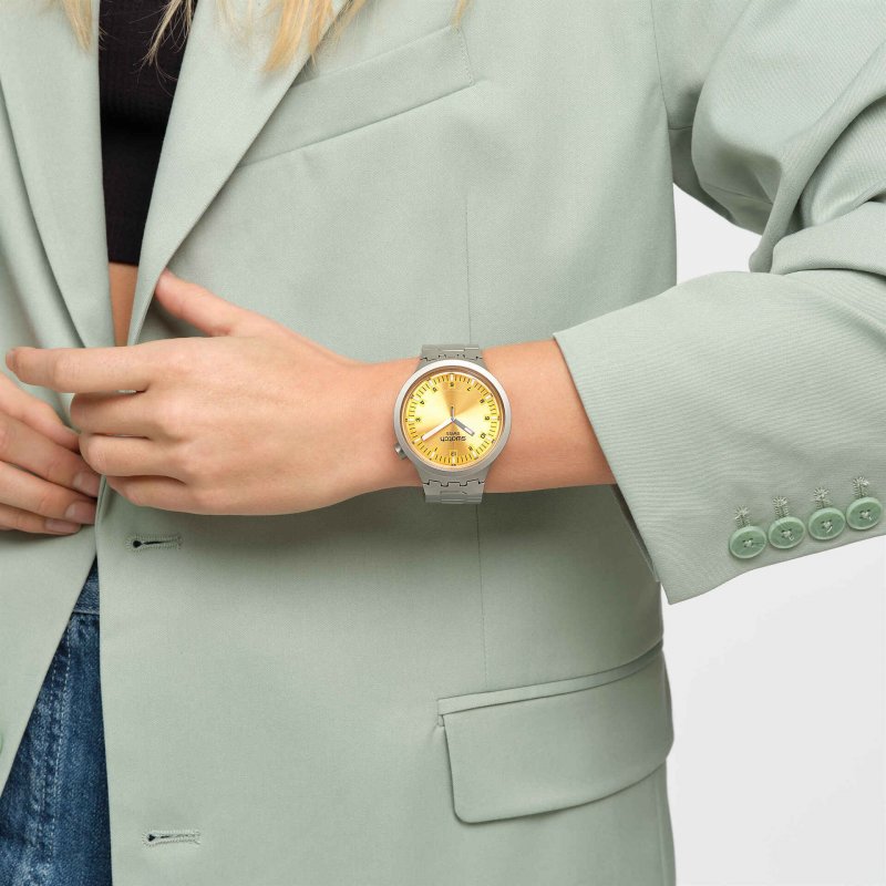 Swatch - Amber Sheen - Quadrante Ambrato - Acciaio