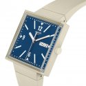 Swatch - What If Beige - Quadrante Blu - Bioceramic