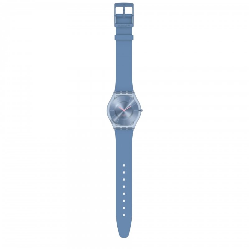 Swatch - Denim Blue - Quadrante Blu - Silicone