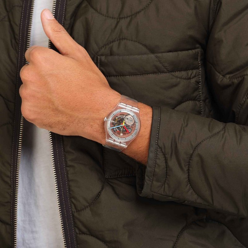 Swatch - Clearly New Gent - Trasparente - Orologio