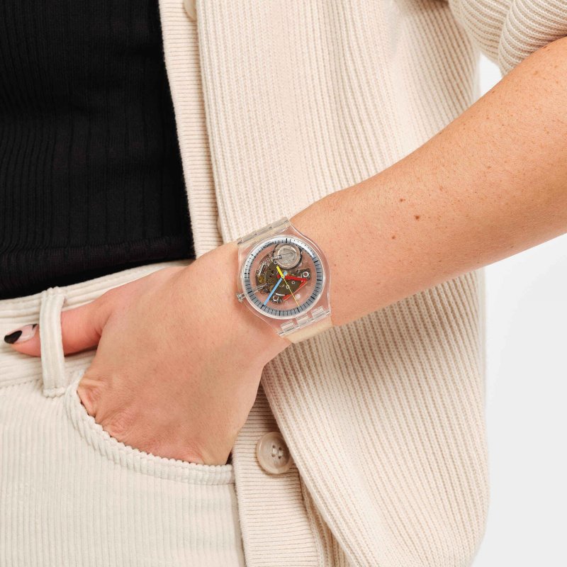 Swatch - Clearly New Gent - Trasparente - Orologio