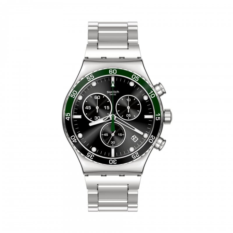 Swatch - Dark Green Irony - Cronografo - Acciaio