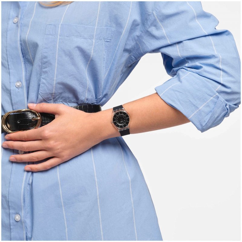 Swatch - Black Classiness - Silicone Nero - Elegante