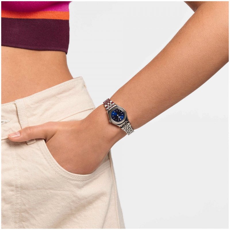 Swatch - Sloane Modell - Quadrante Blu - Acciaio