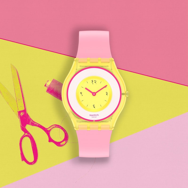 Swatch - India Rose 01 - Silicone - Giallo