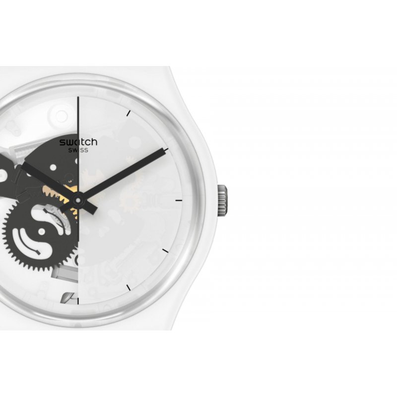 Swatch - Live Time White - Bioceramic - Bianco