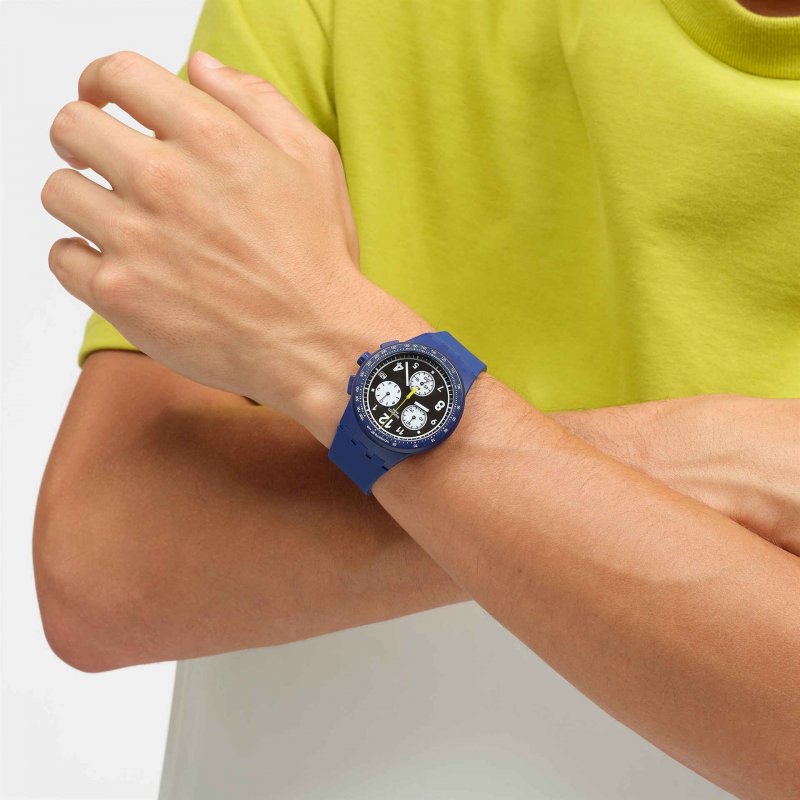 Swatch - Nothing Basic About Blue - Cronografo Blu