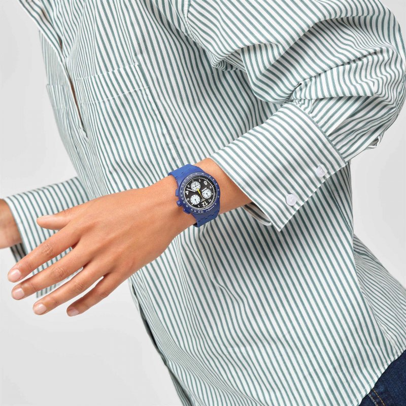 Swatch - Nothing Basic About Blue - Cronografo Blu
